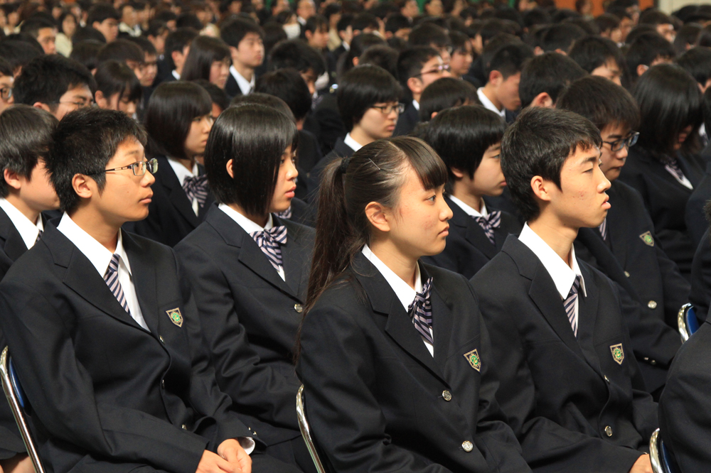 第54回静岡北高等学校入学式 静岡北高等学校