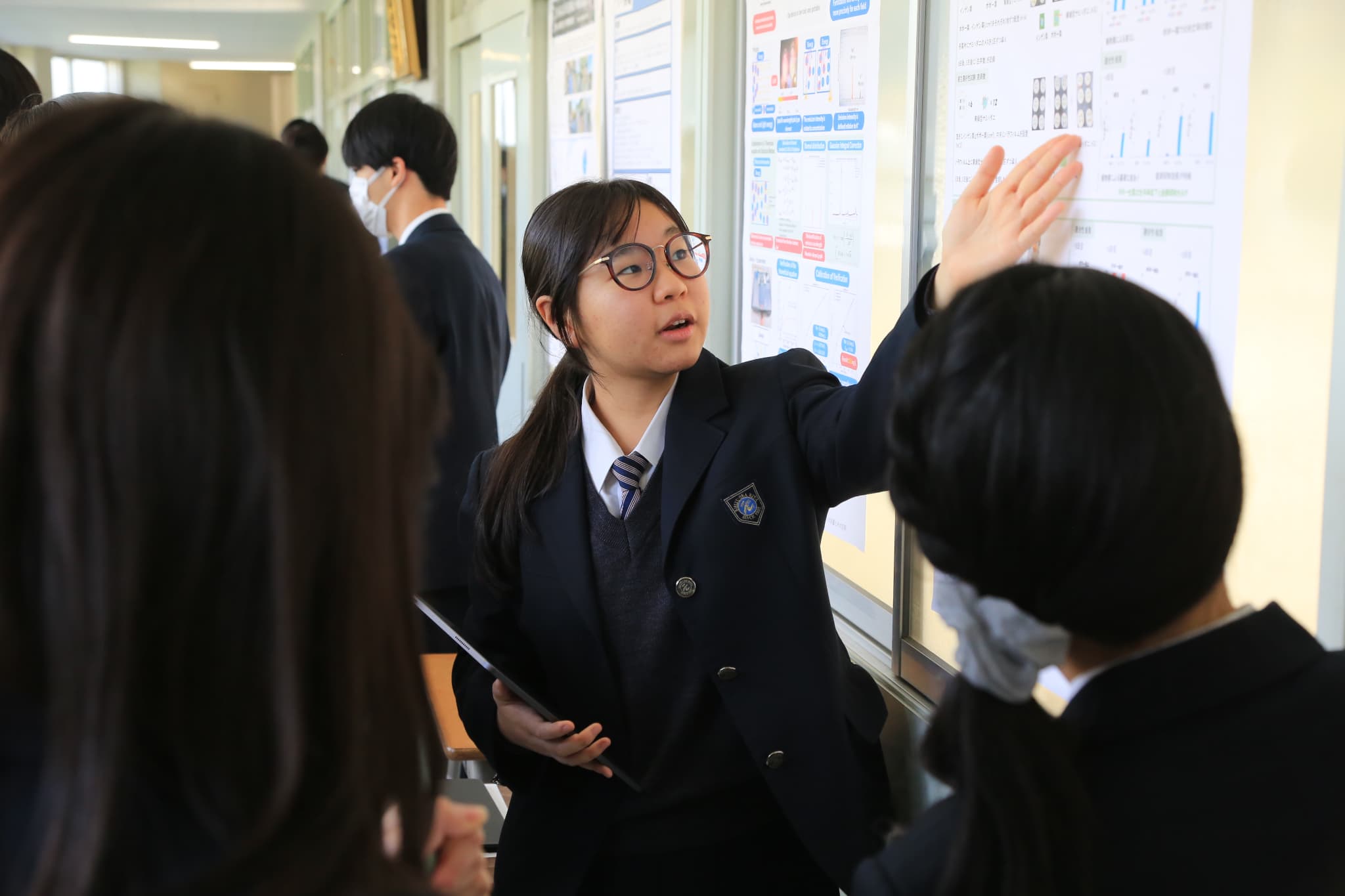 研究発表の様子①