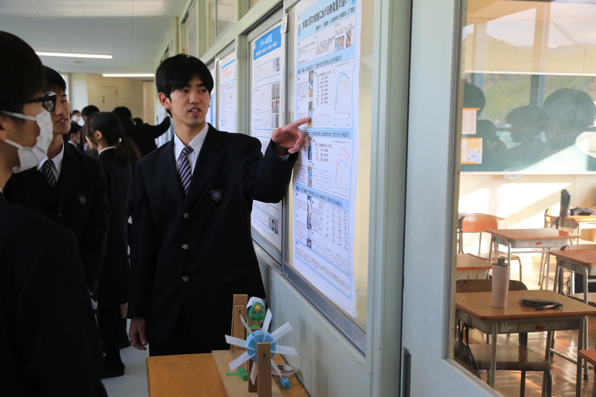 研究発表の様子①